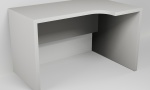 Kancelářský stůl rohový pravý h. 80 cm, š. 120 cm