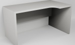 Kancelářský stůl rohový pravý h. 80 cm, š. 140 cm