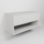 Závěsná skříňka se zásuvkou a spodní nikou (v. 40cm)