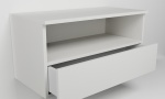 Závěsná skříňka se zásuvkou a horní nikou (v. 40cm)