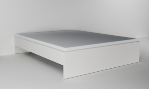 Postel š. 160 cm s nízkým čelem bez zásuvek
